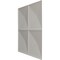 Ekena Millwork 19 5/8in. W x 19 5/8in. H Richmond EnduraWall Decorative 3D Wall Panel Covers 2.67 Sq. Ft. WP20X20RIDRU - alternate 3